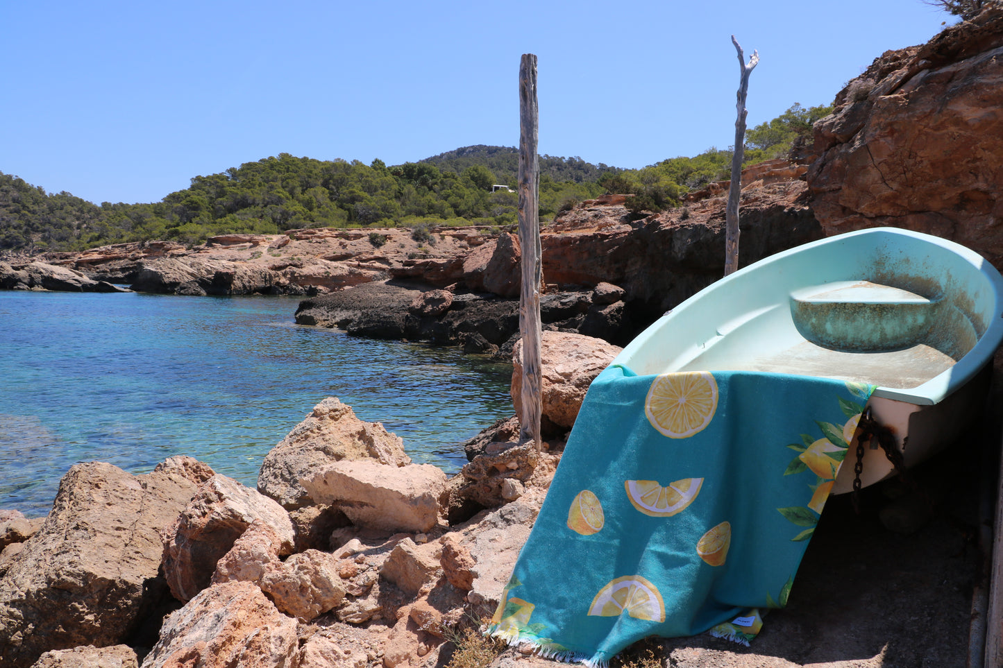 Pareo Cala Saladeta doblado – Fabricado en España | Flowel
